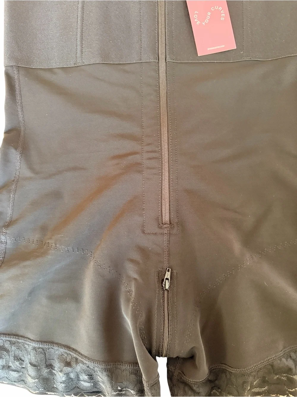 She's Waisted Black High-Waist Shaping Shorts XXL